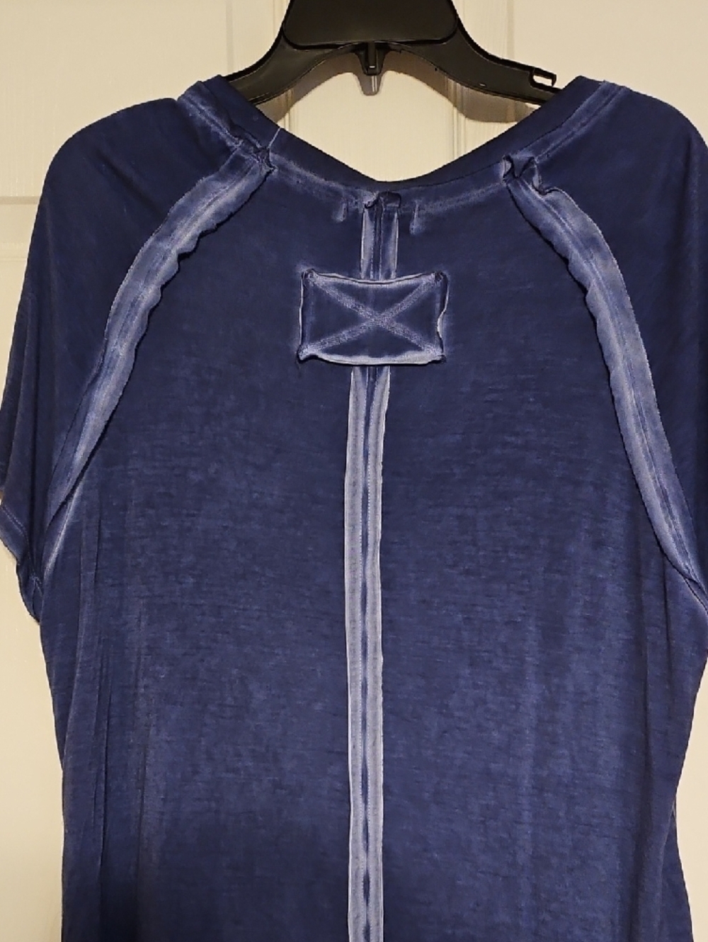 Zenana Outfitters Indigo Blue Short Sleeve Tee - Picture 11 of 13